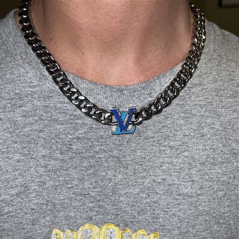 lv mens chain